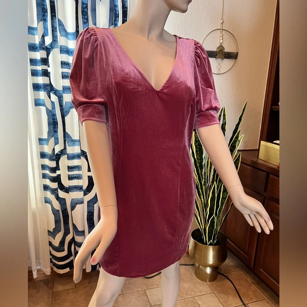 Forever 21+ Velvet Dress - Picture 1 of 8